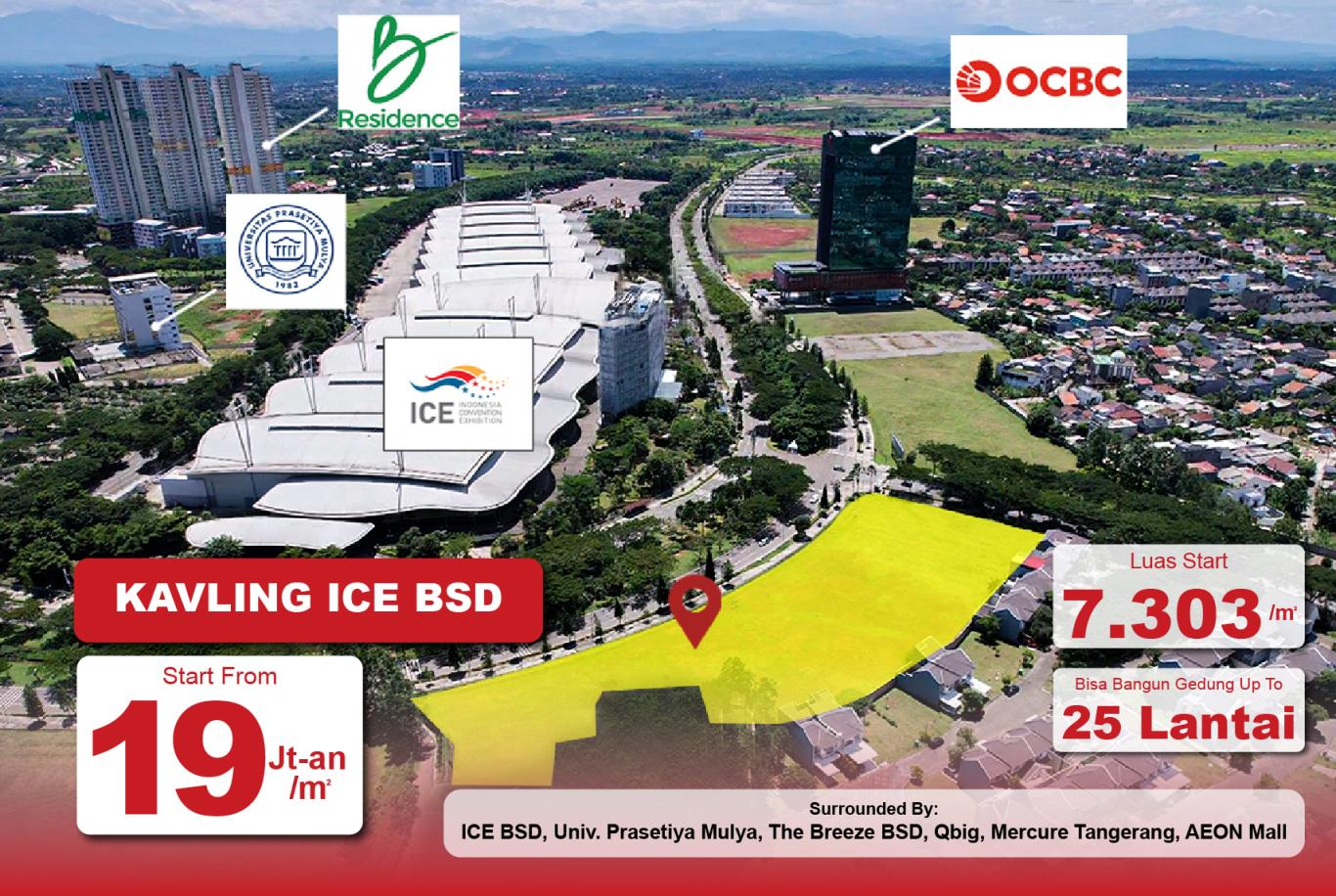 Kavling Commersial ICE Bsd City